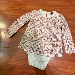 Tea collection long sleeve body suit / shirt 18-24